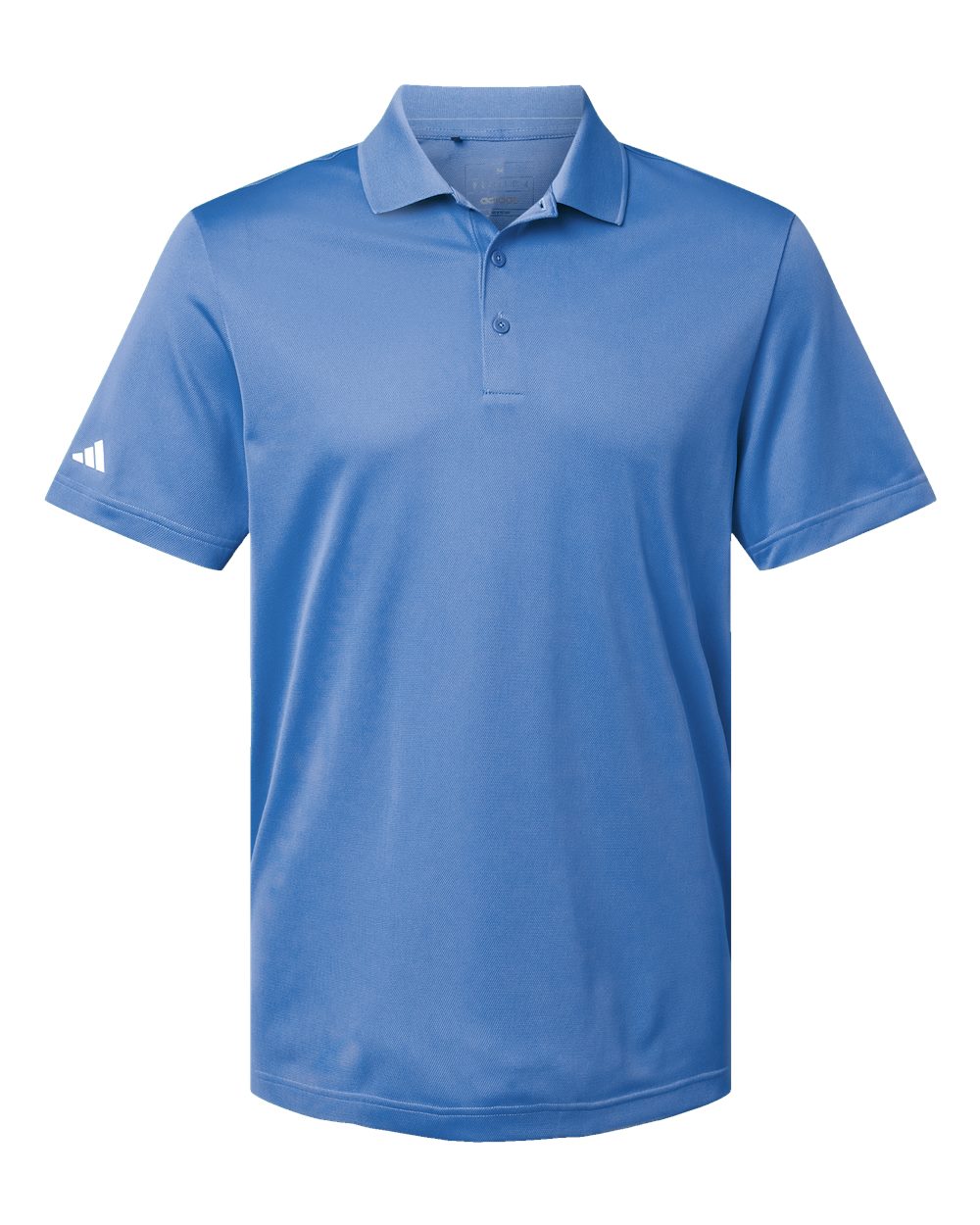 Front View of Blue Fusion Basic Sport Polo - A430 plain