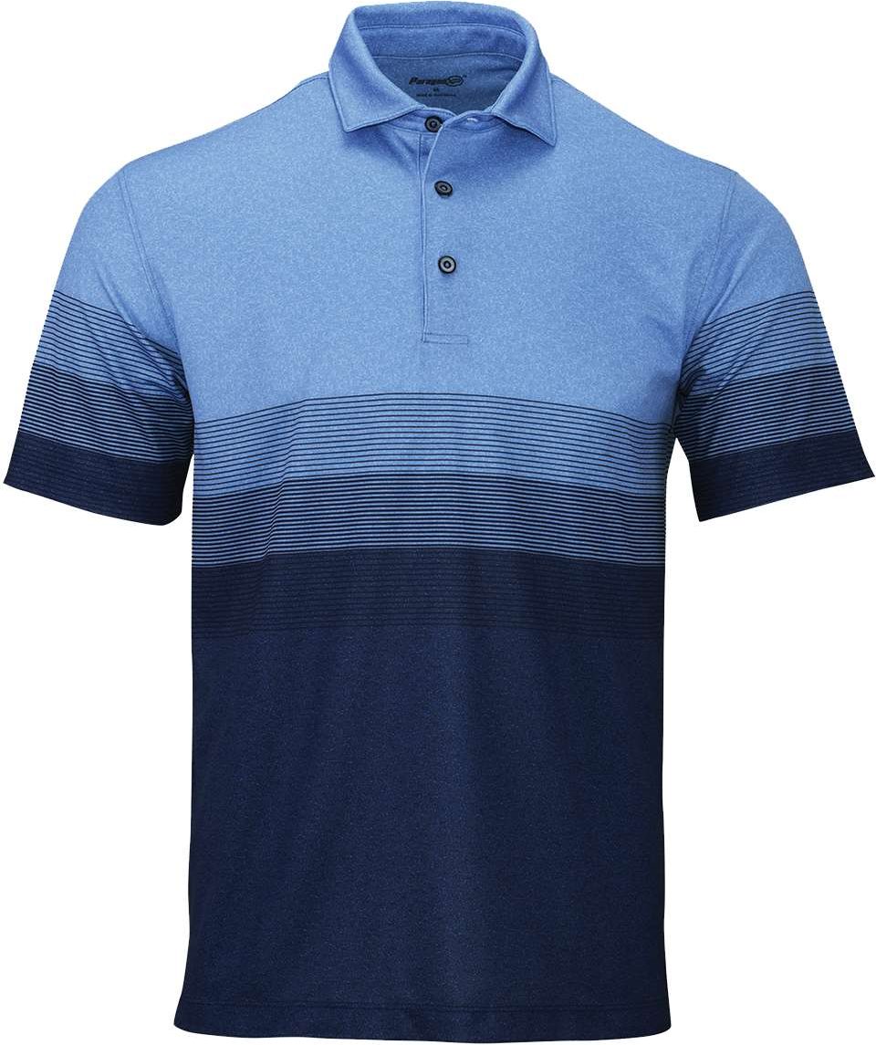 Blue Heather Belmont Sublimated Heathered Polo - 153