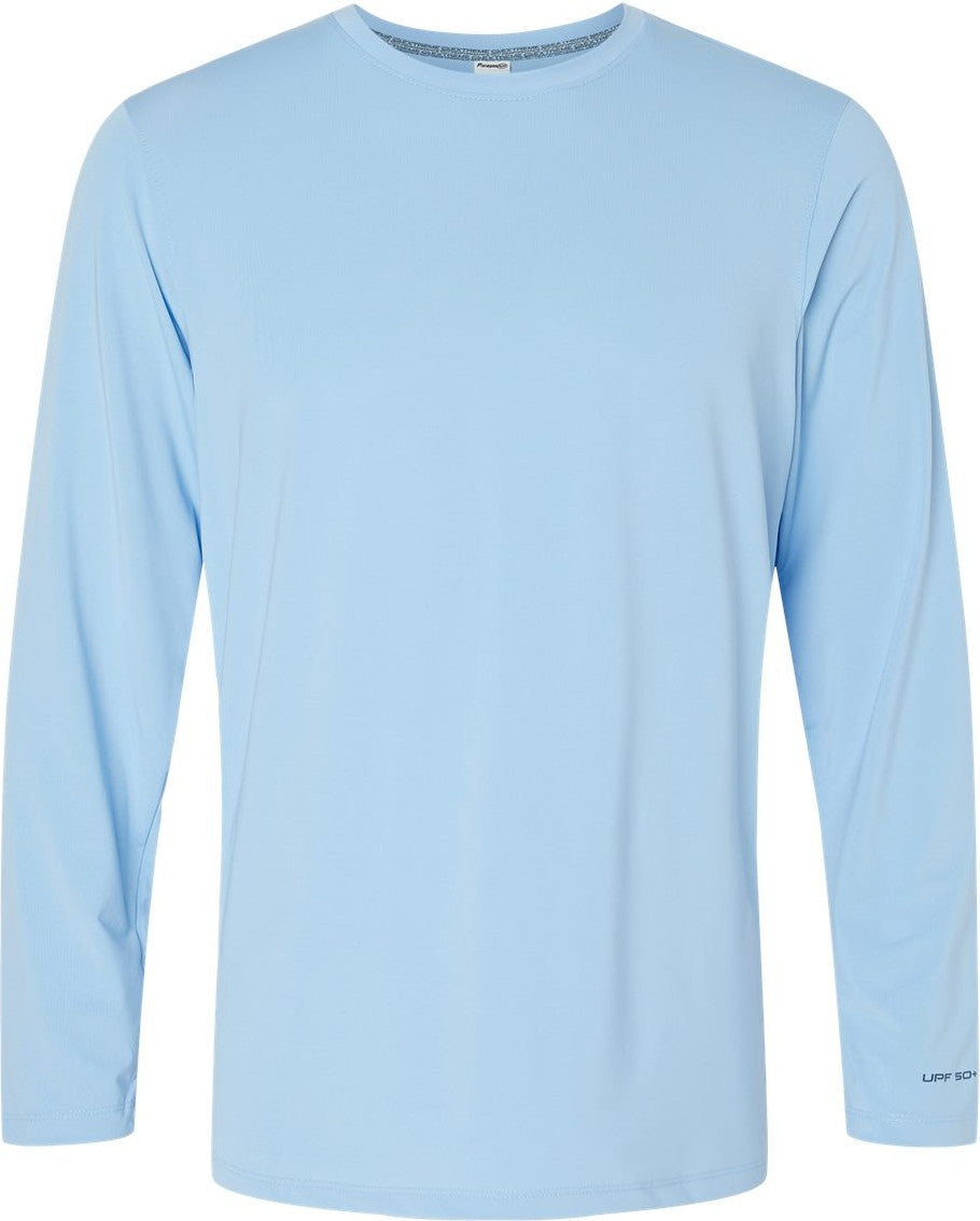 Front View of Blue Mist Aruba Extreme Performance Long Sleeve T-Shirt - 222