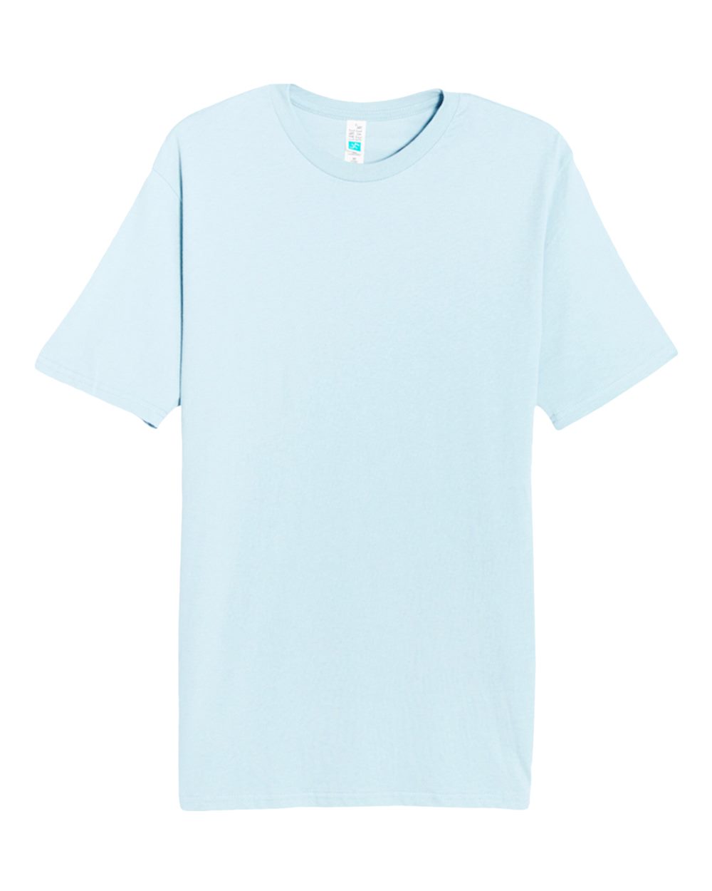 Front View of Blue Mist Deluxe T-Shirt - LS15000