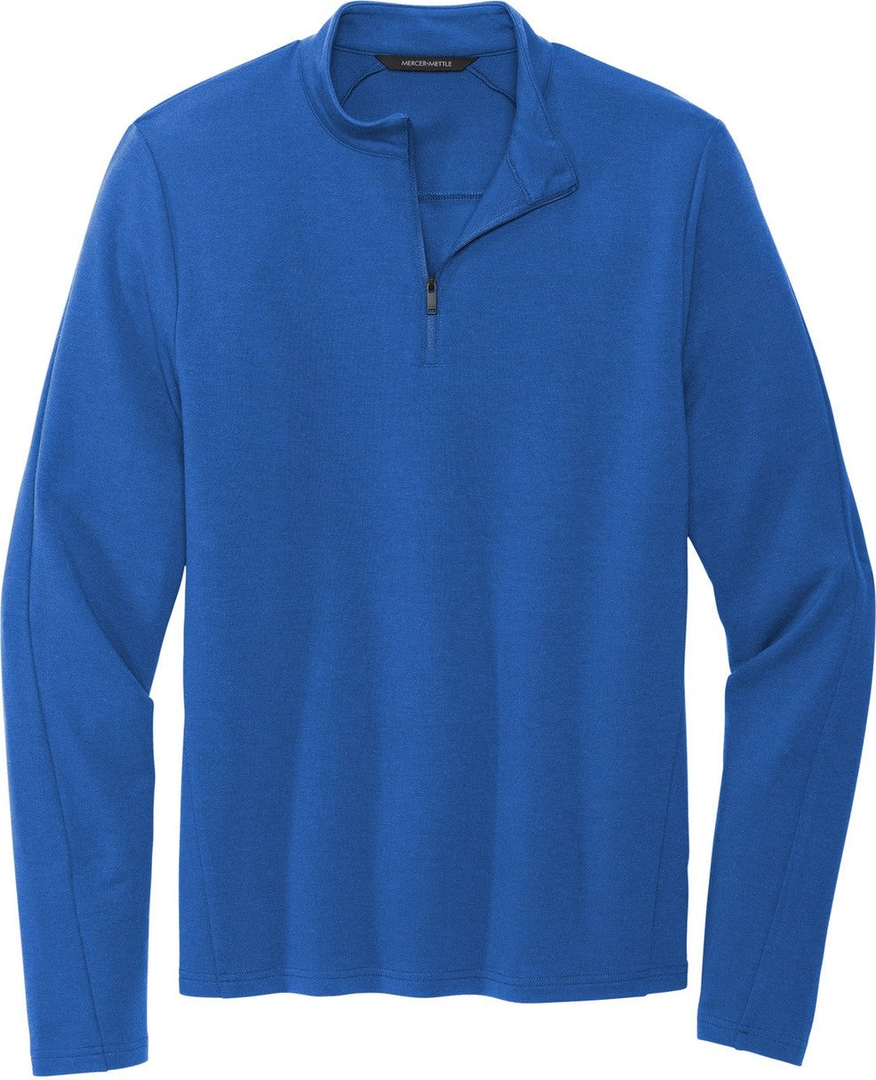 Front View of BlueNote Mercer+Mettle Stretch 1/4-Zip Pullover MM3010