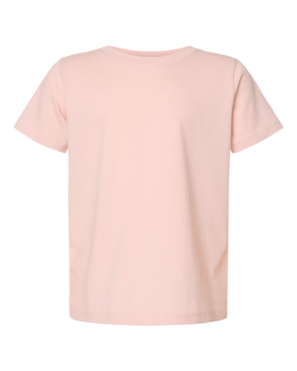Front View of Blush Toddler Fine Jersey Tee - 3321