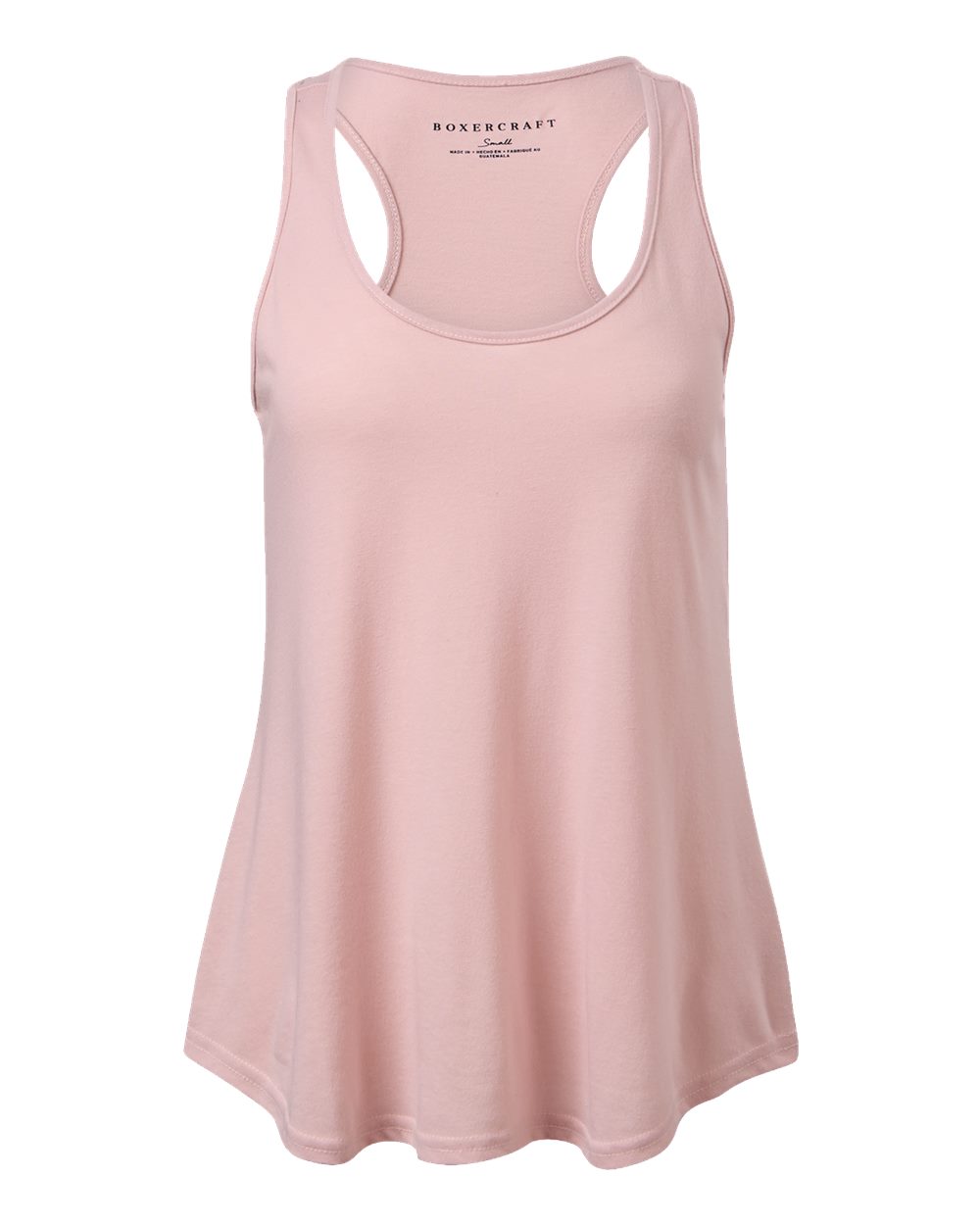 Front View of Blush Women's Essential Racerback Tank Top - BW2502