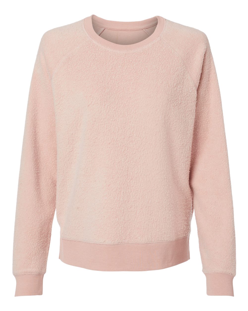 Front View of Blush Women's Fleece Out Pullover - K01