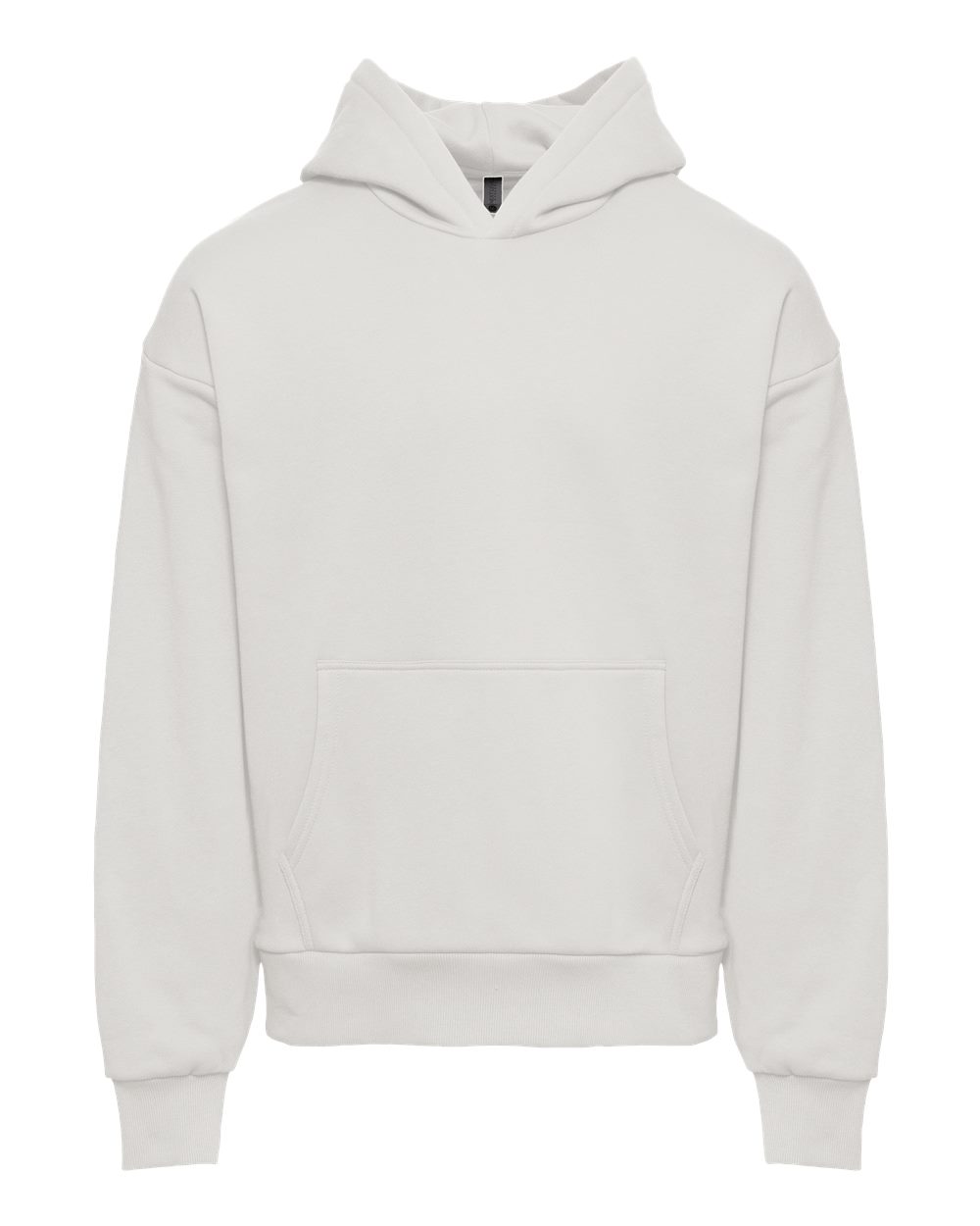 Front View of Bone Heavyweight Fleece Hoodie - 9307
