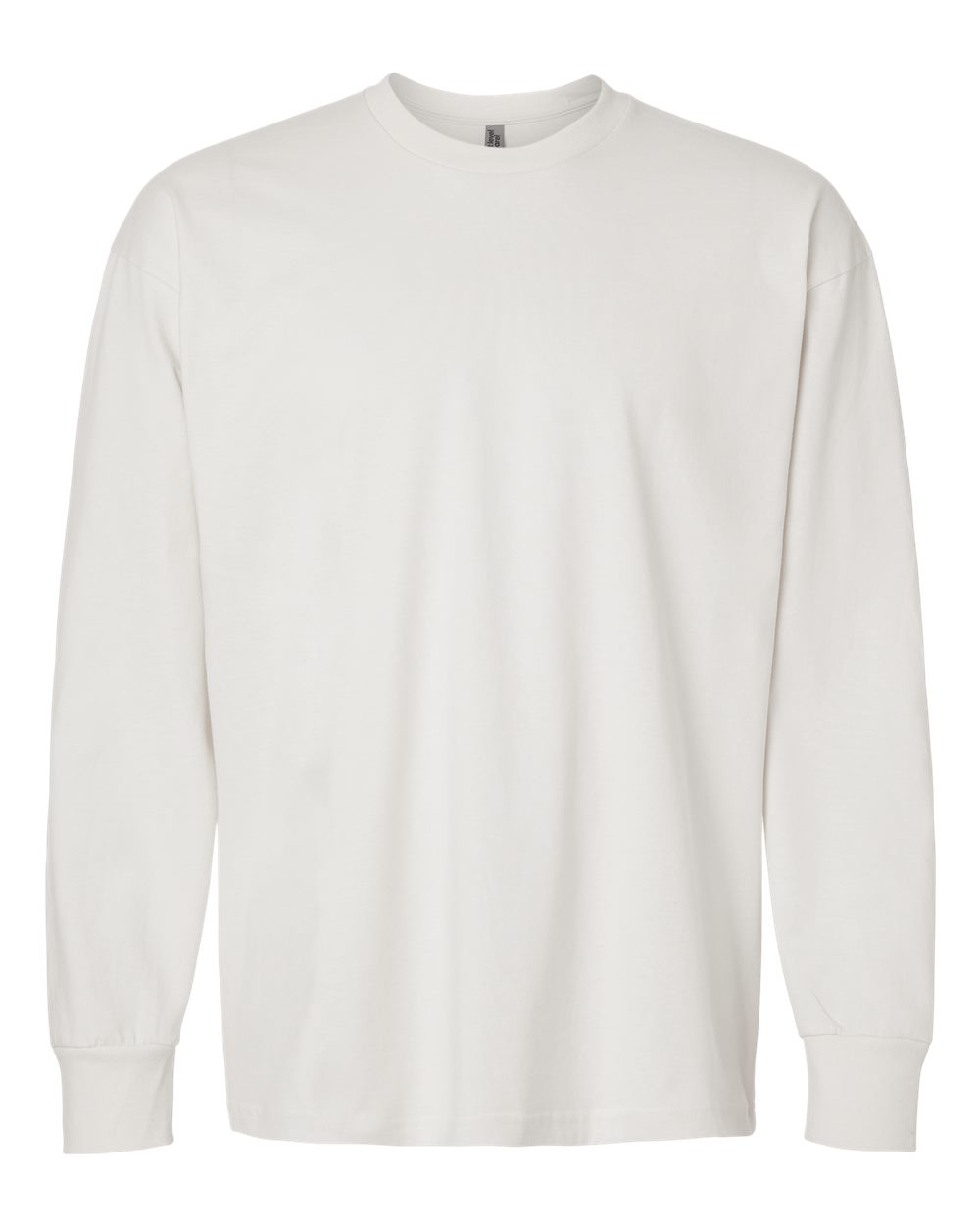 Front View of Bone Heavyweight Long Sleeve T-Shirt - 7211