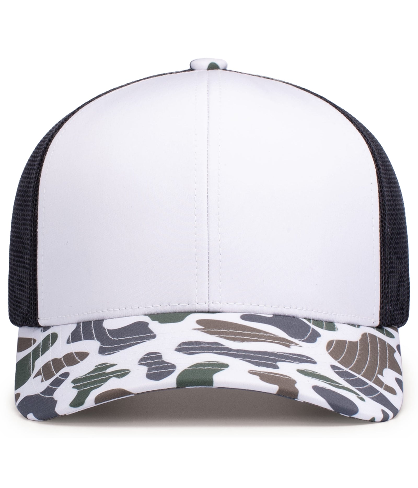 BONE/LIGHT CHARCOAL/TIMBERLINE WEEKENDER DUCK CAMO TRUCKER