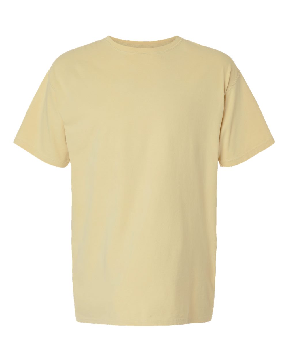 Front View of Botanical Pomegranate Rind Botanical Dyed T-Shirt - GDH11B