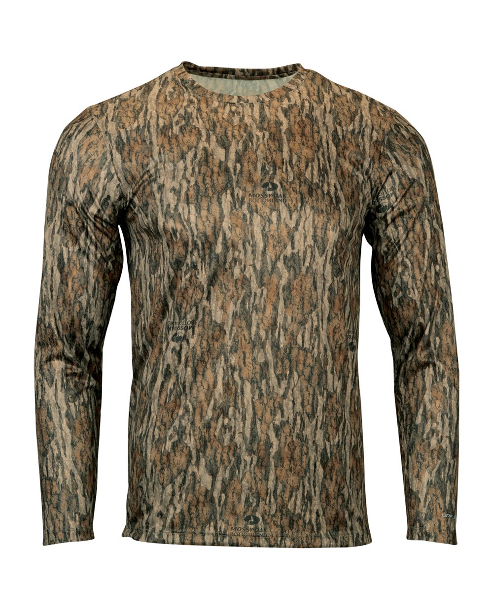 Bottomland Oxford Performance Camo Print Long Sleeve T-Shirt - 237