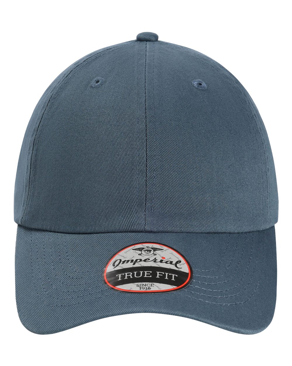Front View of Breaker Blue The Original Buckle Dad Hat - X210B