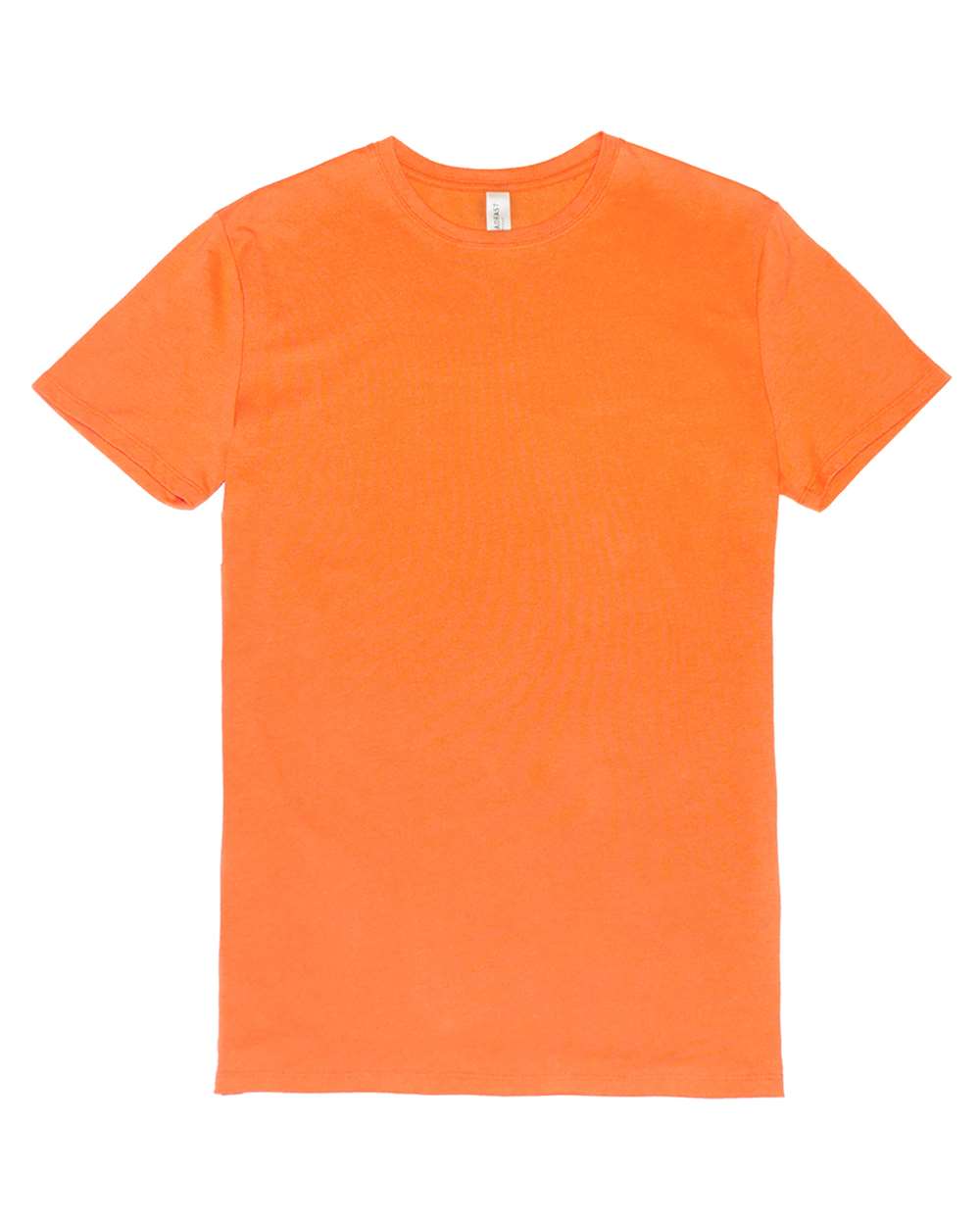 Front View of Bright Orange Ultimate CVC T-Shirt - 100A