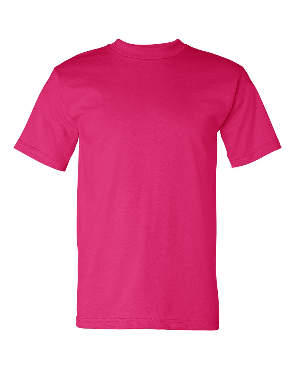 Bright Pink USA-Made Heavyweight T-Shirt - 5100