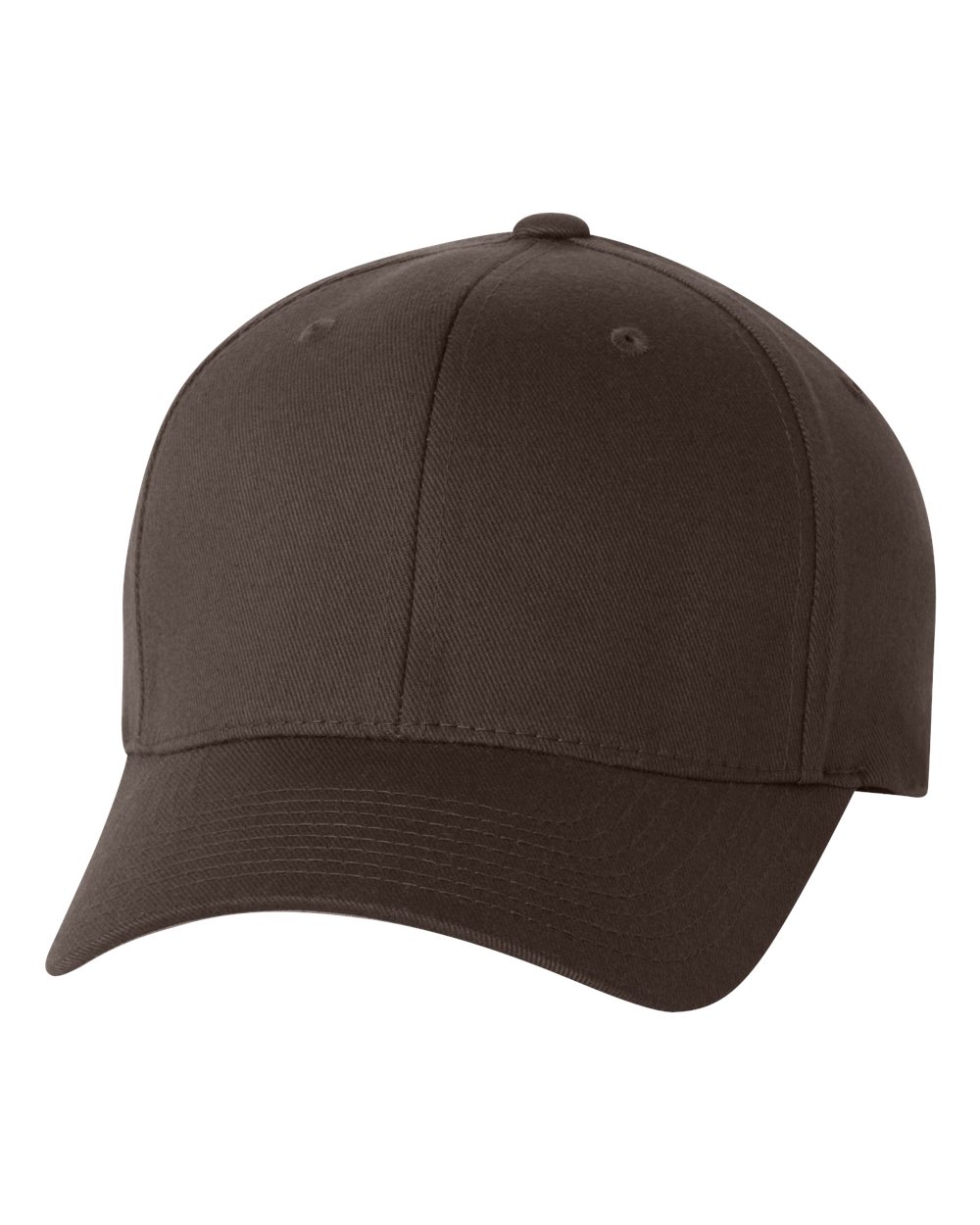 Brown Cotton Blend Cap - 6277