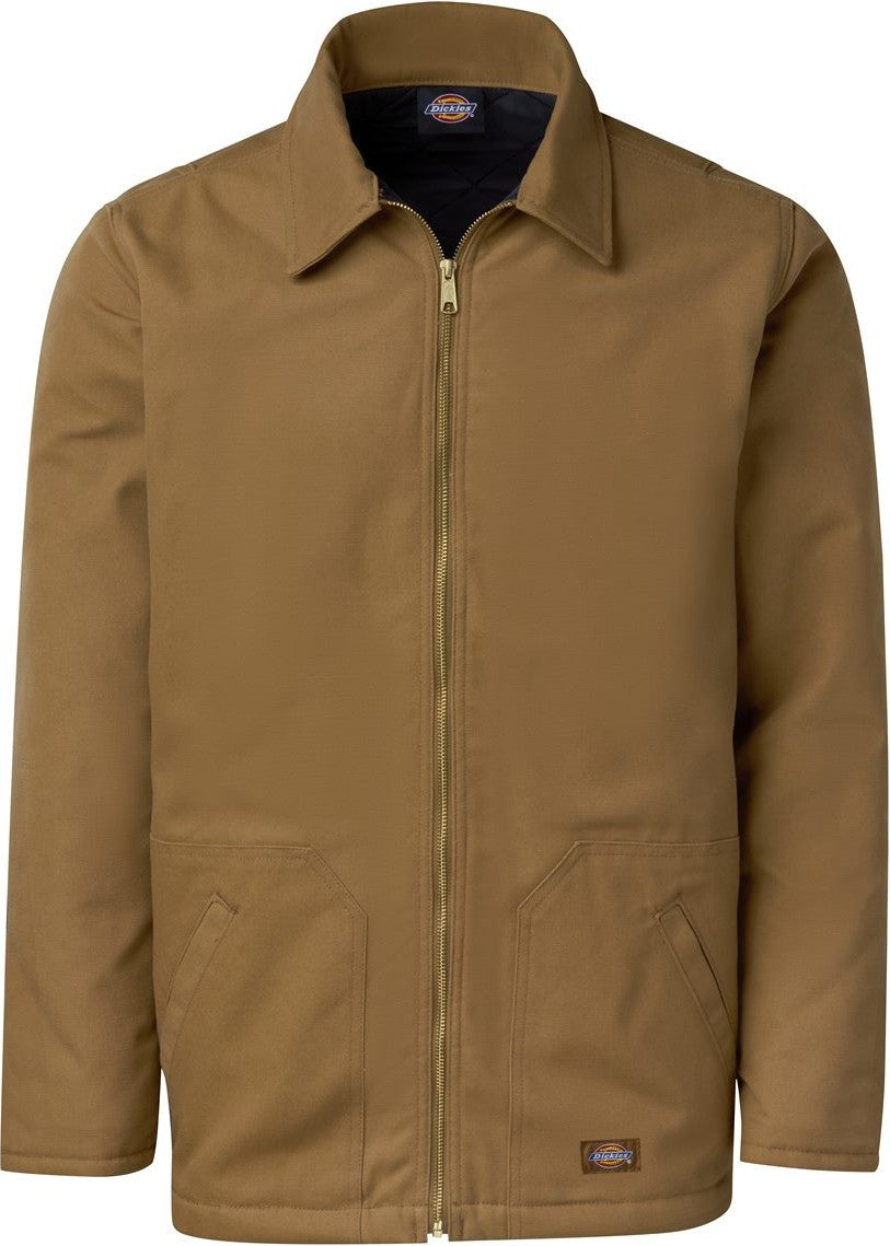 Front View of Brown Duck Duck Chore Coat - LC53
