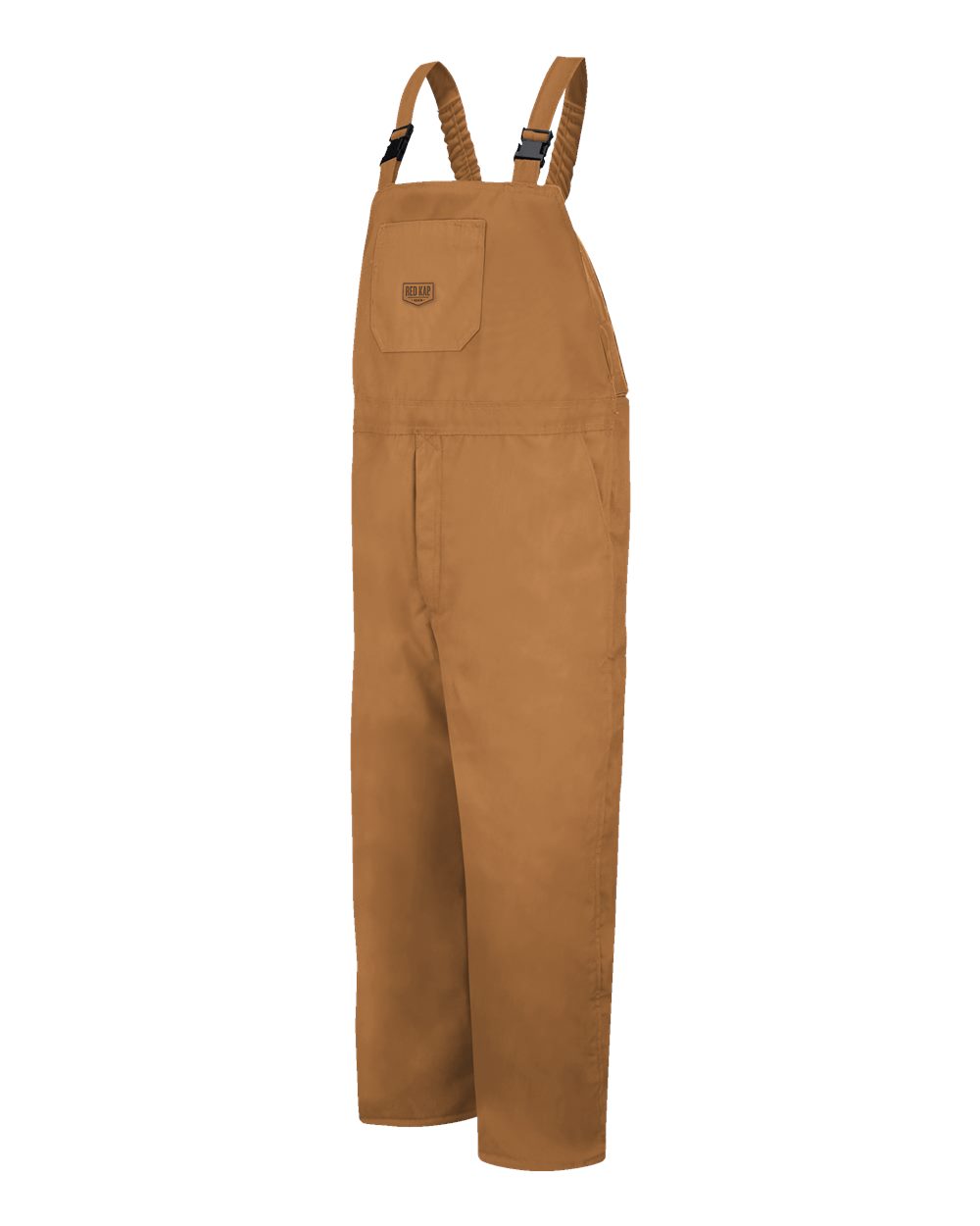 Front View of Brown Duck Insulated Blended Duck Bib Overall - BD30