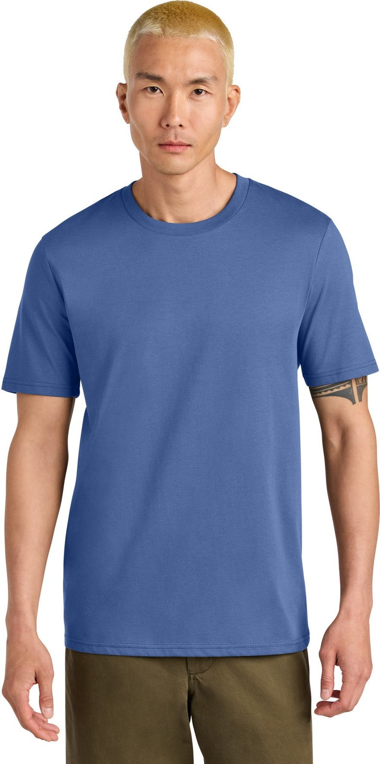 Front View of BrtBlue Stanley/Stella Unisex Creator 2.0 Tee SXU001
