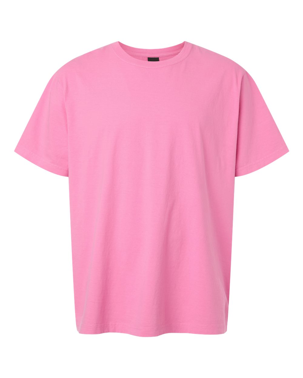Front View of Bubble Gum Unisex Heavyweight Garment-Dyed Tee - 4810GD