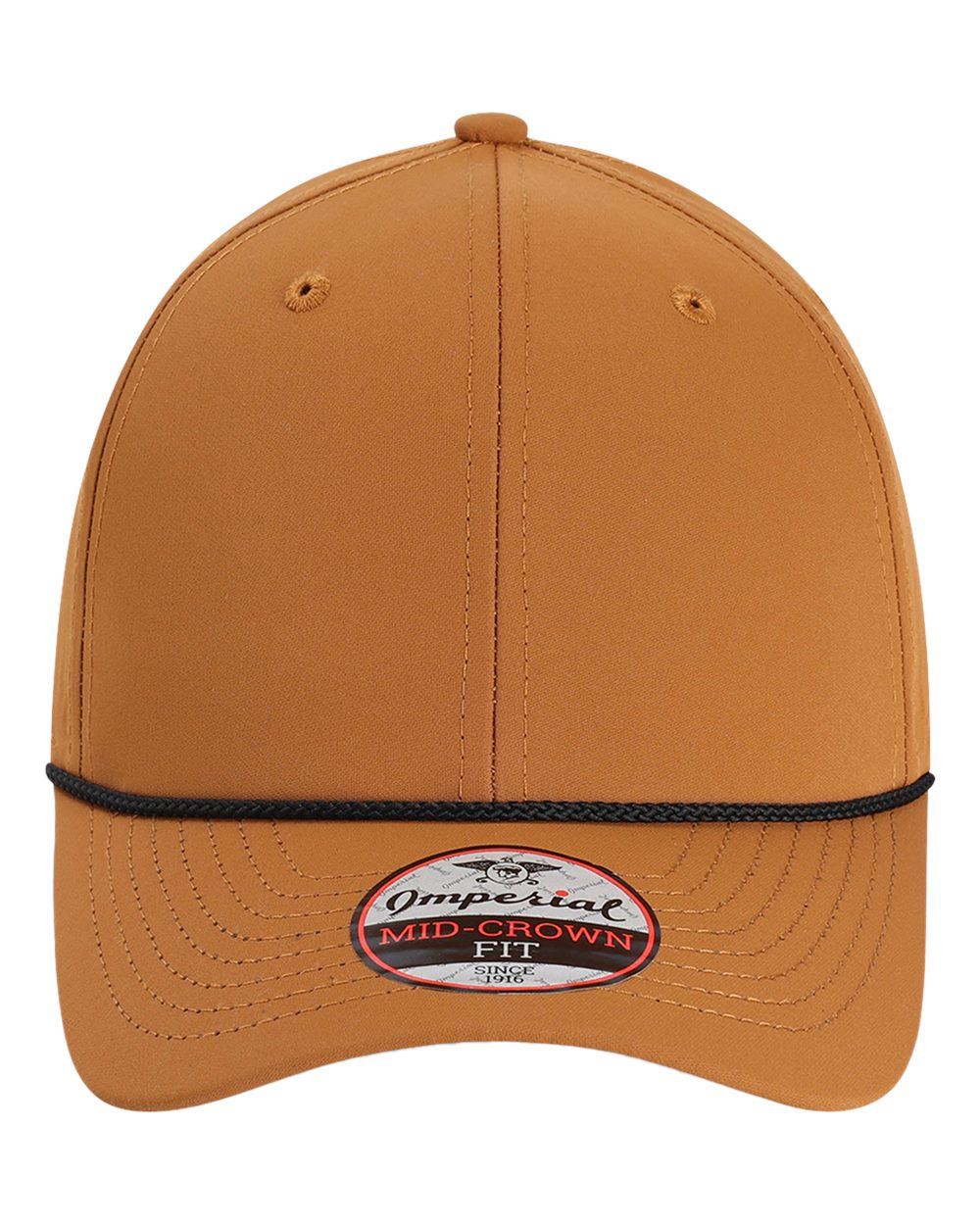 Front View of Buckthorn Brown/ Black The Wingman Cap - 7054