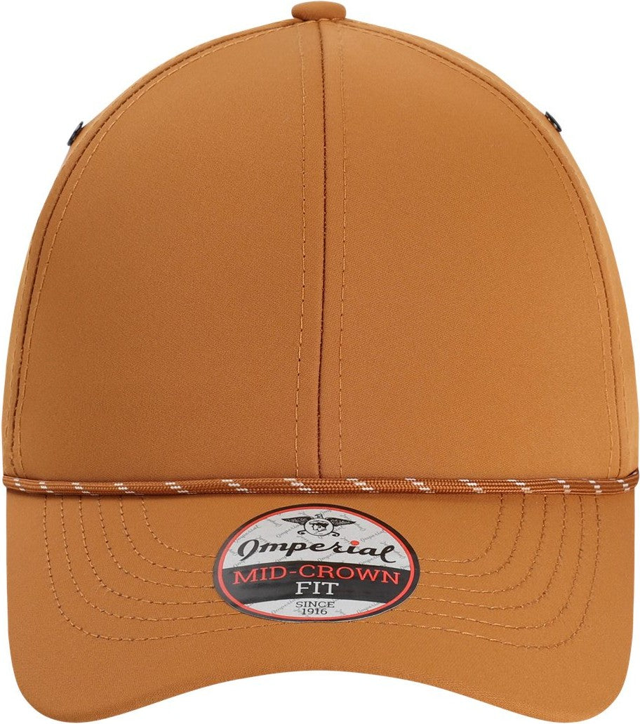 Front View of Buckthorn Brown The Habanero Performance Rope Cap - 6054