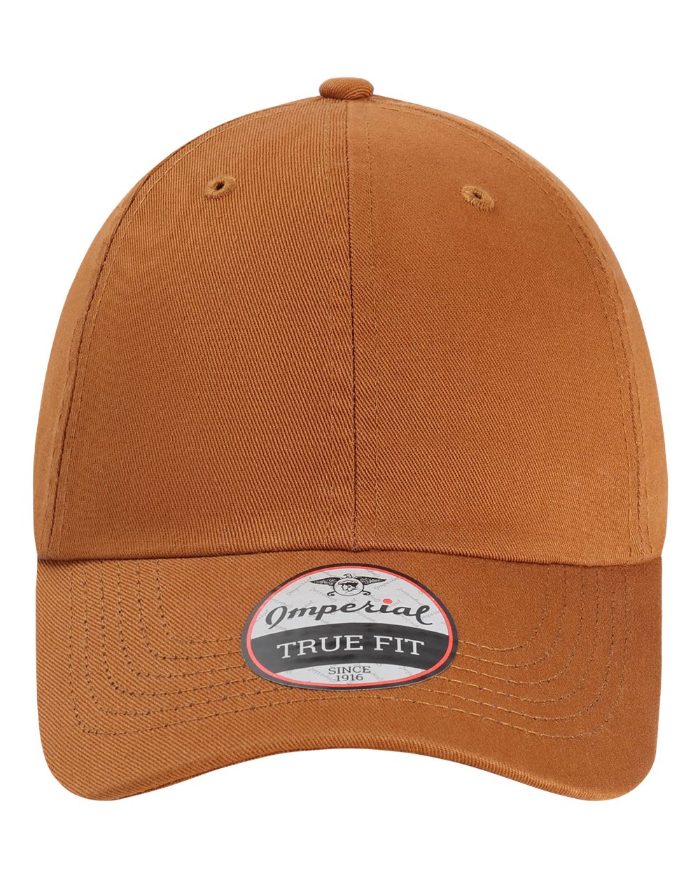 Front View of Buckthorn Brown The Original Buckle Dad Hat - X210B