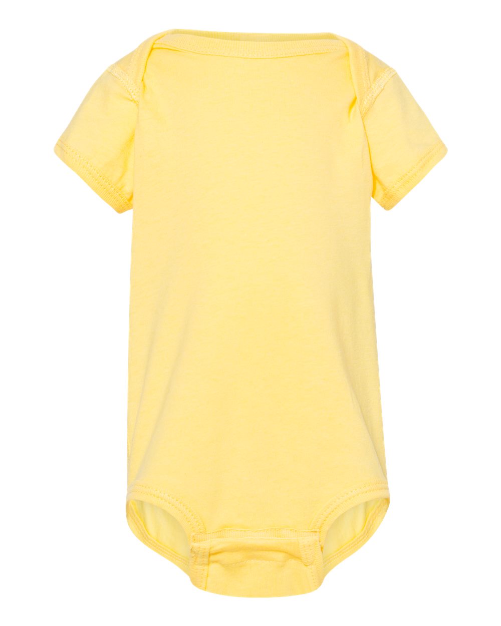 Front View of Butter Infant Fine Jersey Bodysuit - 4424