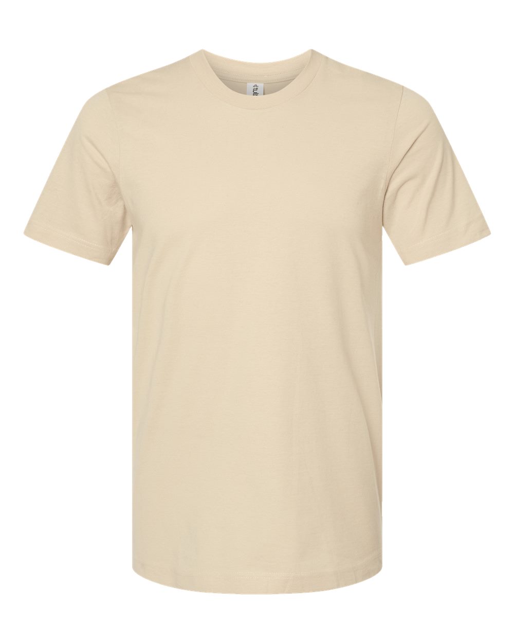Front View of Buttercream Premium Cotton T-Shirt - 502