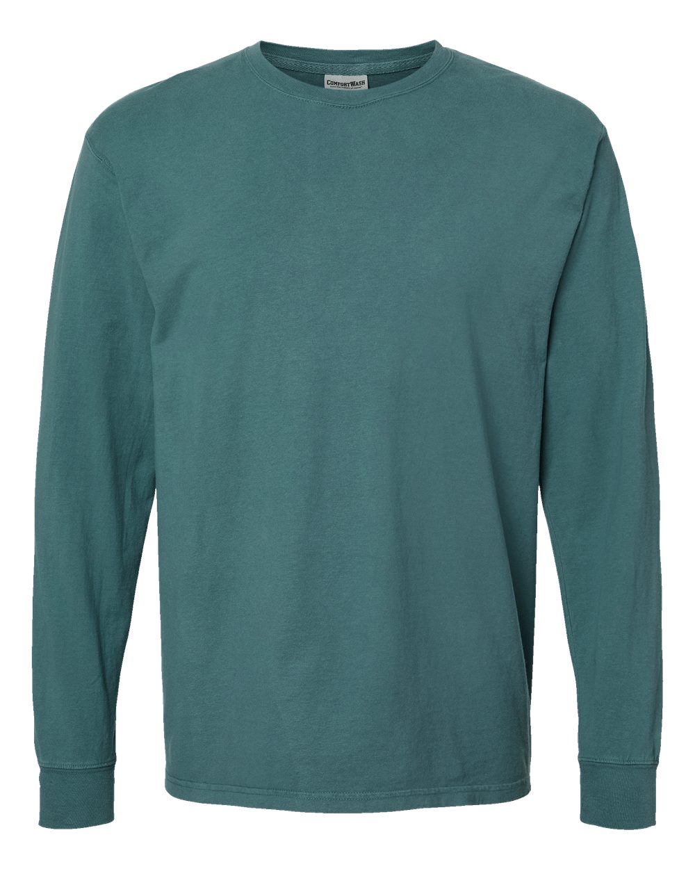 Front View of Cactus Garment-Dyed Long Sleeve T-Shirt - GDH200