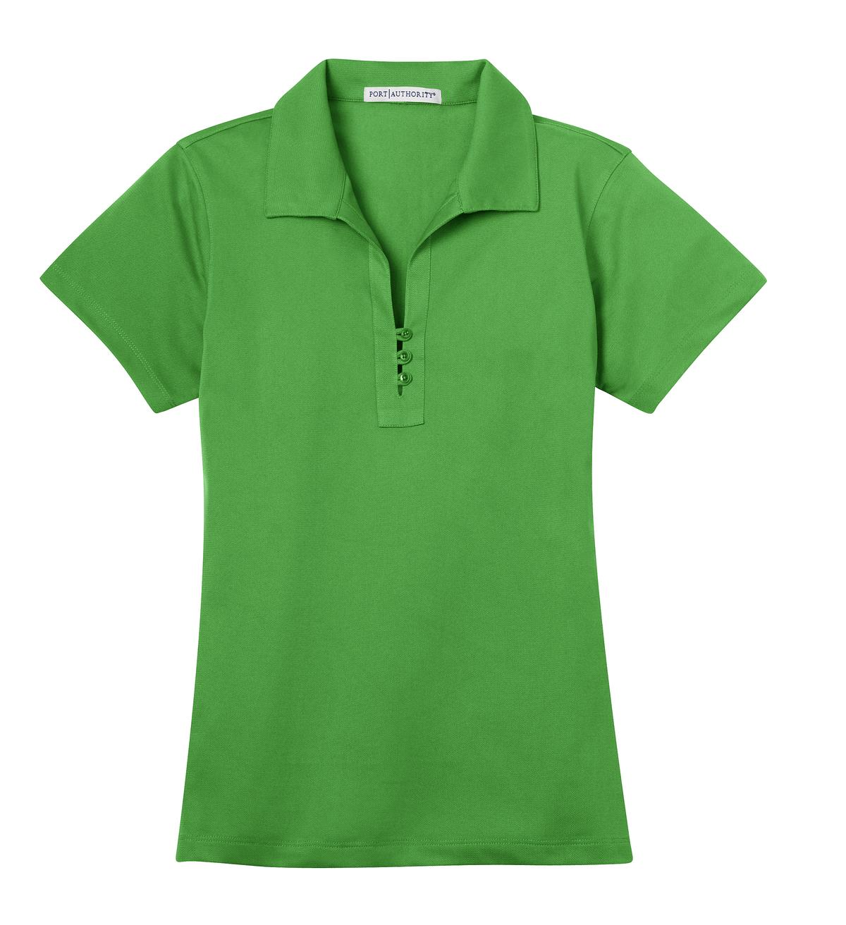 Cactus Green Port Authority Women's Tech Pique Polo. L527