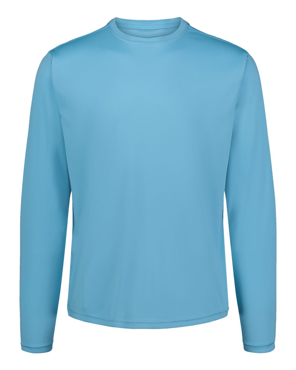 Front View of Cali Blue Sunproof® Long Sleeve T-Shirt - 19456