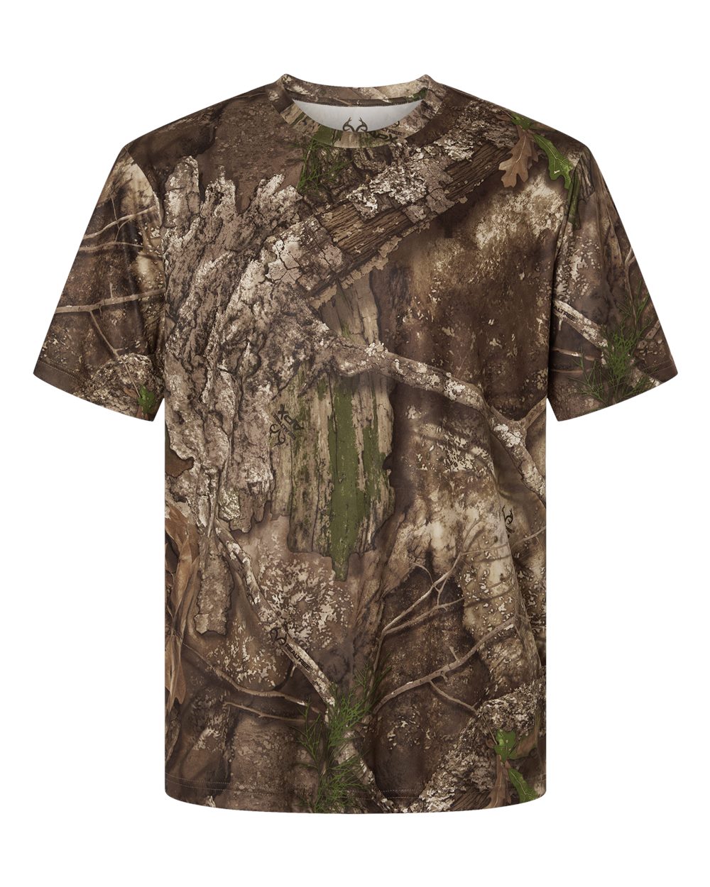 Front View of Camo Unisex Realtree® Poly Performance T-Shirt - RT2101 plain