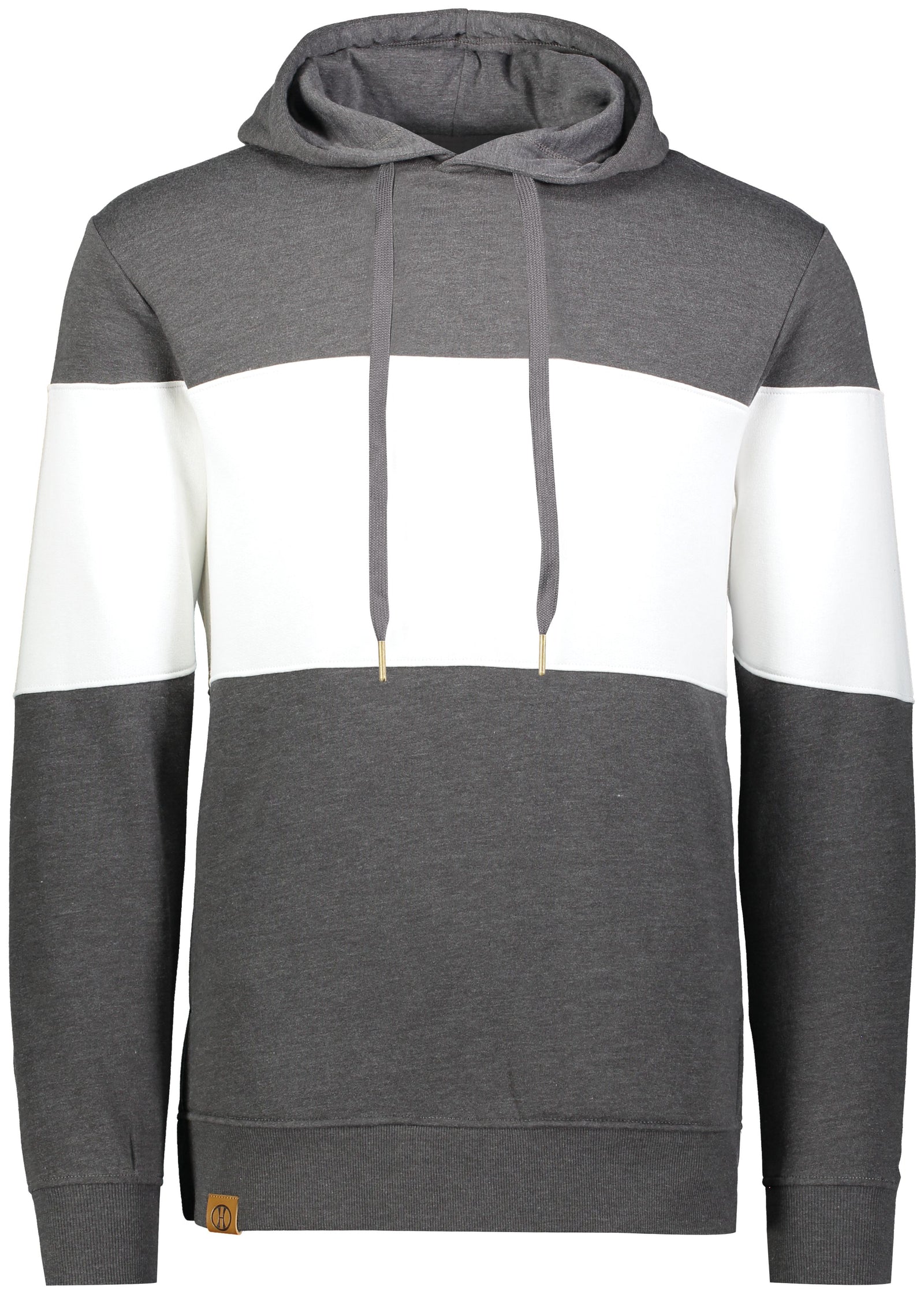 CARBON HEATHER/WHITE ALL-AMERICAN HOODIE