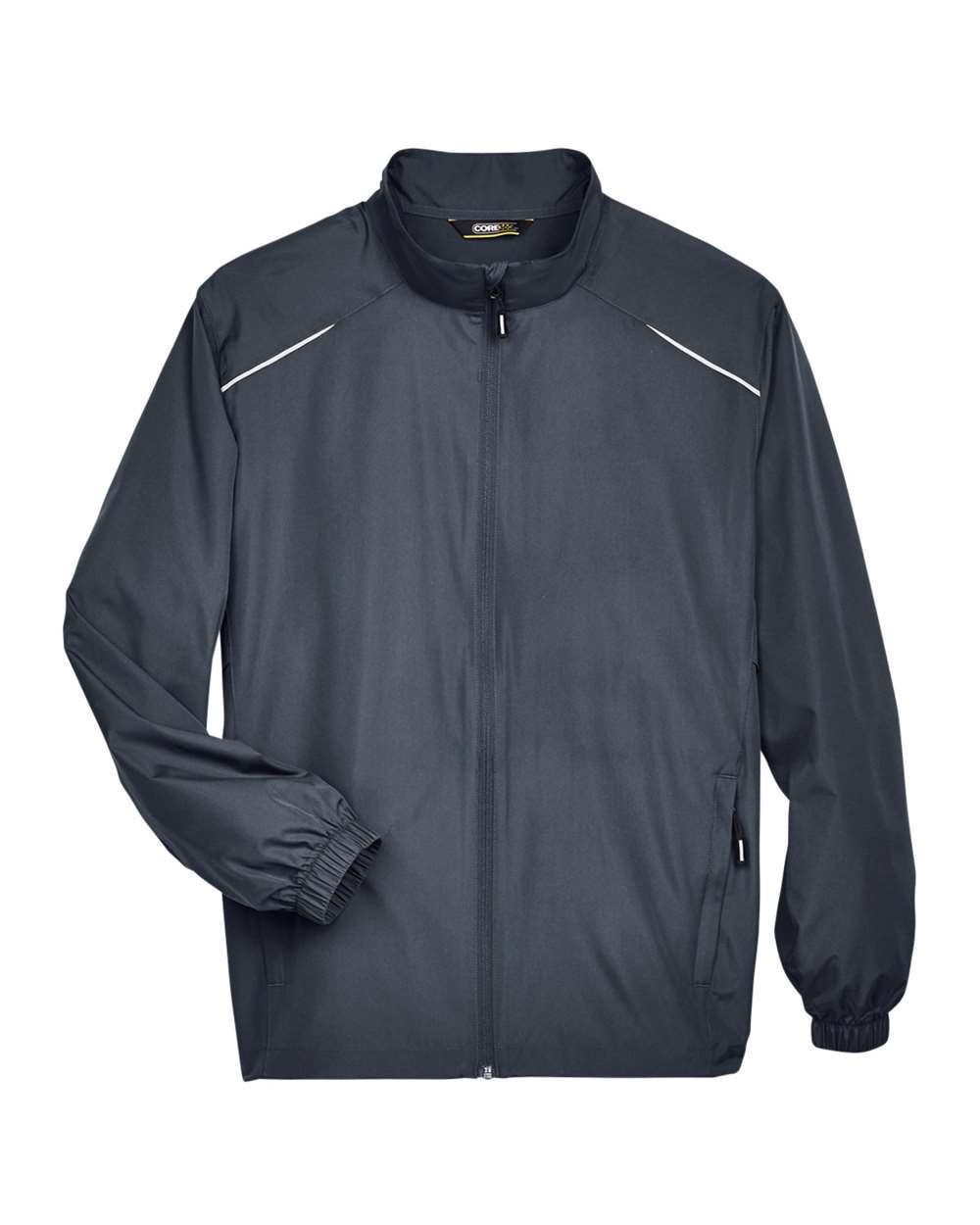 Front View of Carbon Men's Tall Techno Lite Motivate Unlined Lightweight Jacket - 88183T