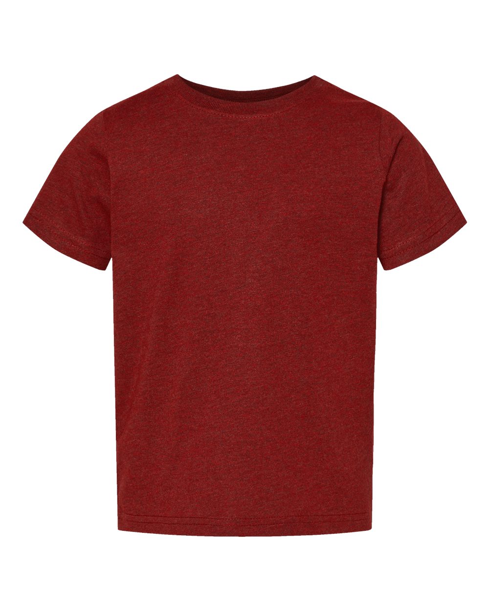 Front View of Cardinal Blackout Toddler Fine Jersey Tee - 3321