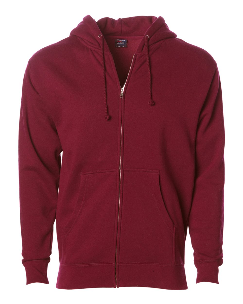 Cardinal Heavyweight Full-Zip Hooded Sweatshirt - IND4000Z