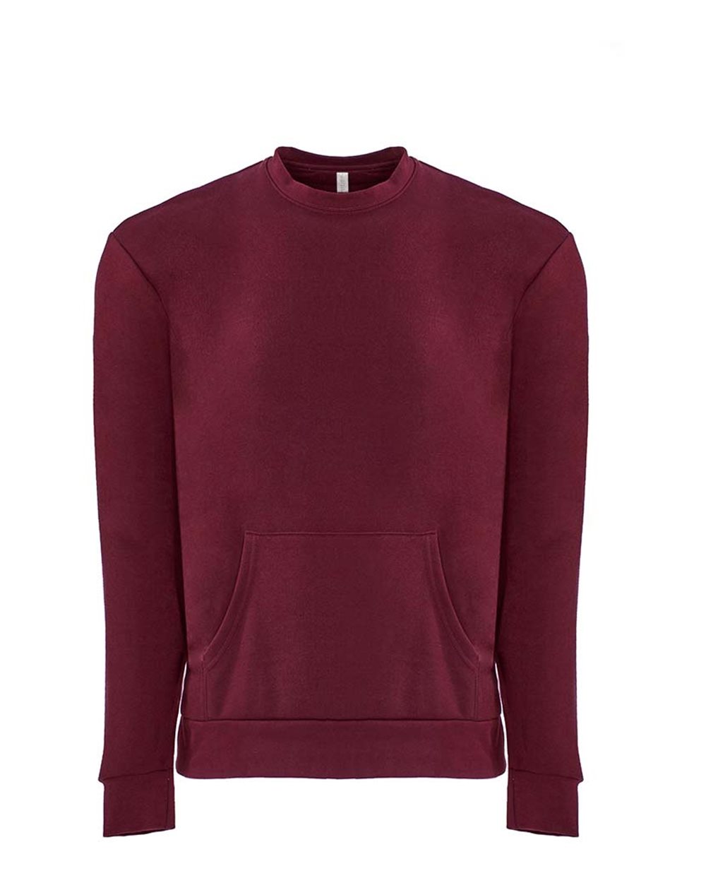 Front View of Cardinal Santa Barbara Pocket Crewneck Sweatshirt - 9001
