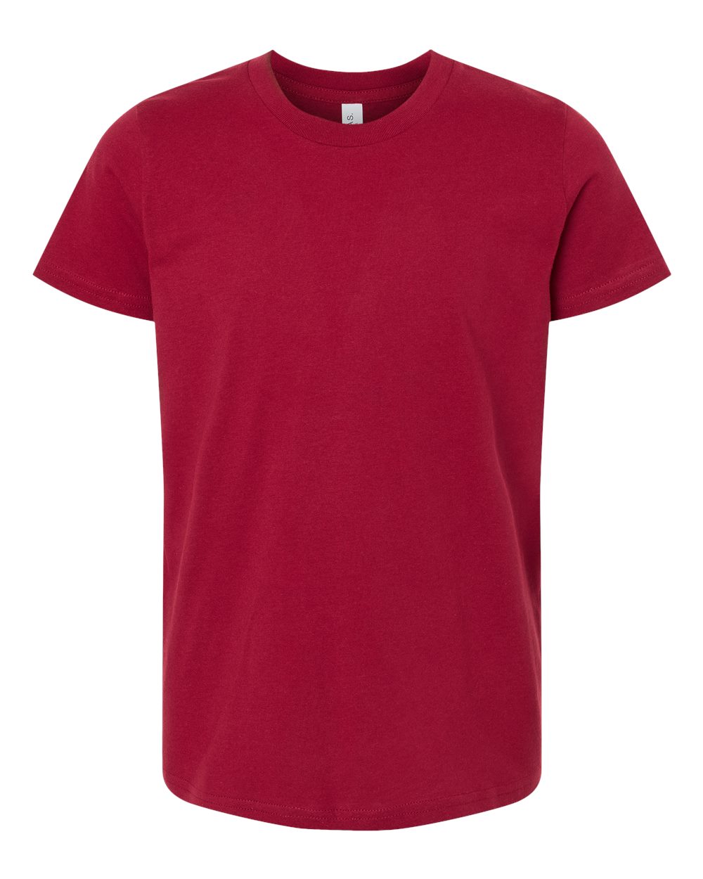 Front View of Cardinal Youth Jersey Tee - 3001Y