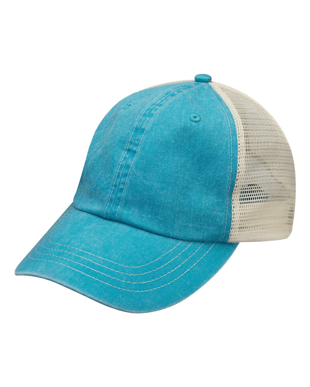 Front View of Caribbean Blue Game Changer Cap - GC102