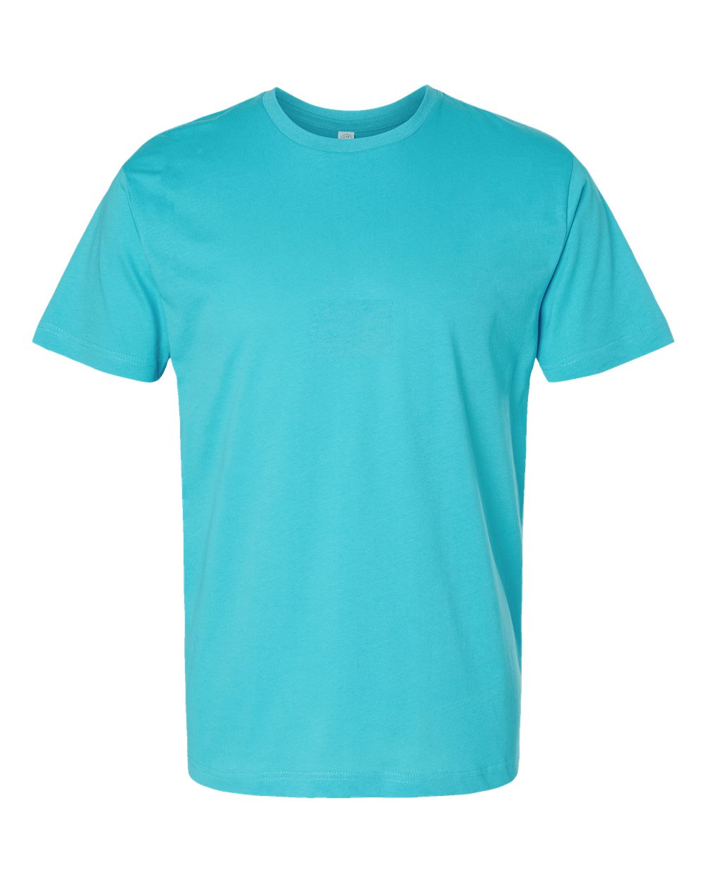 Front View of Caribbean Fine Jersey Tee - 6901