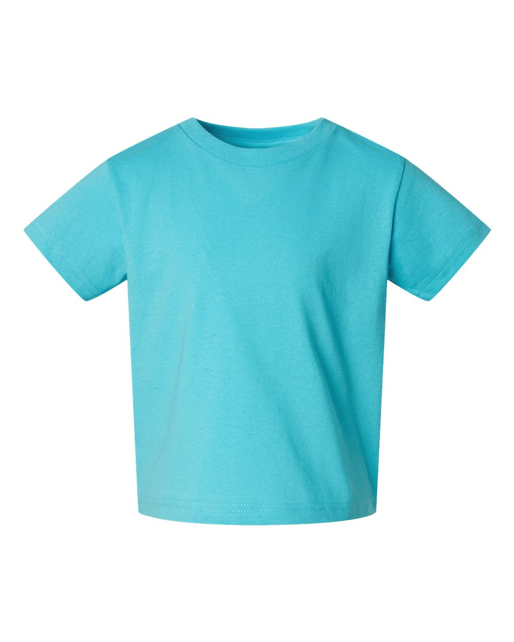 Front View of Caribbean Juvy Youth Short Sleeve T-Shirt - 3301J