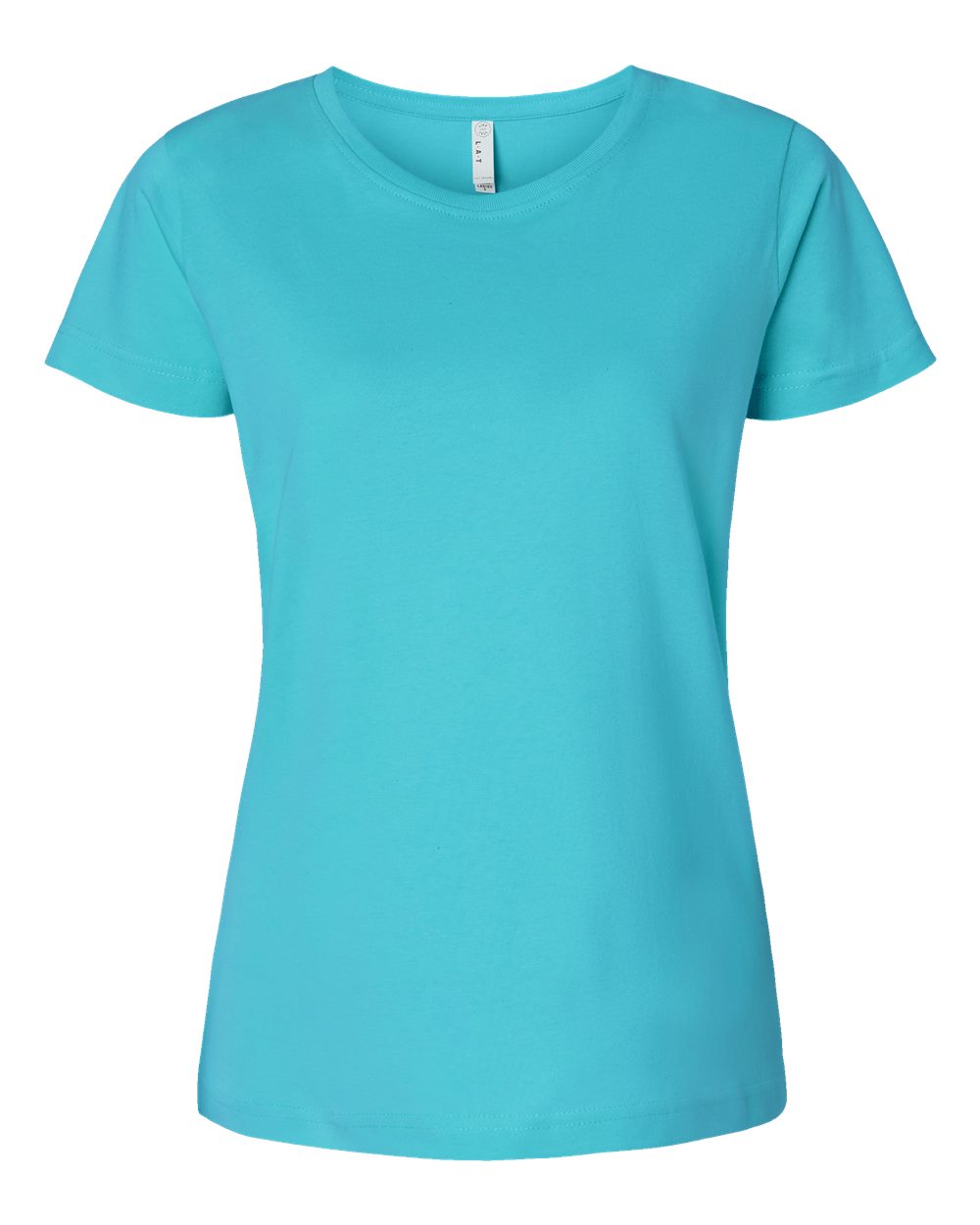 Front View of Caribbean Women's Fine Jersey Tee - 3516