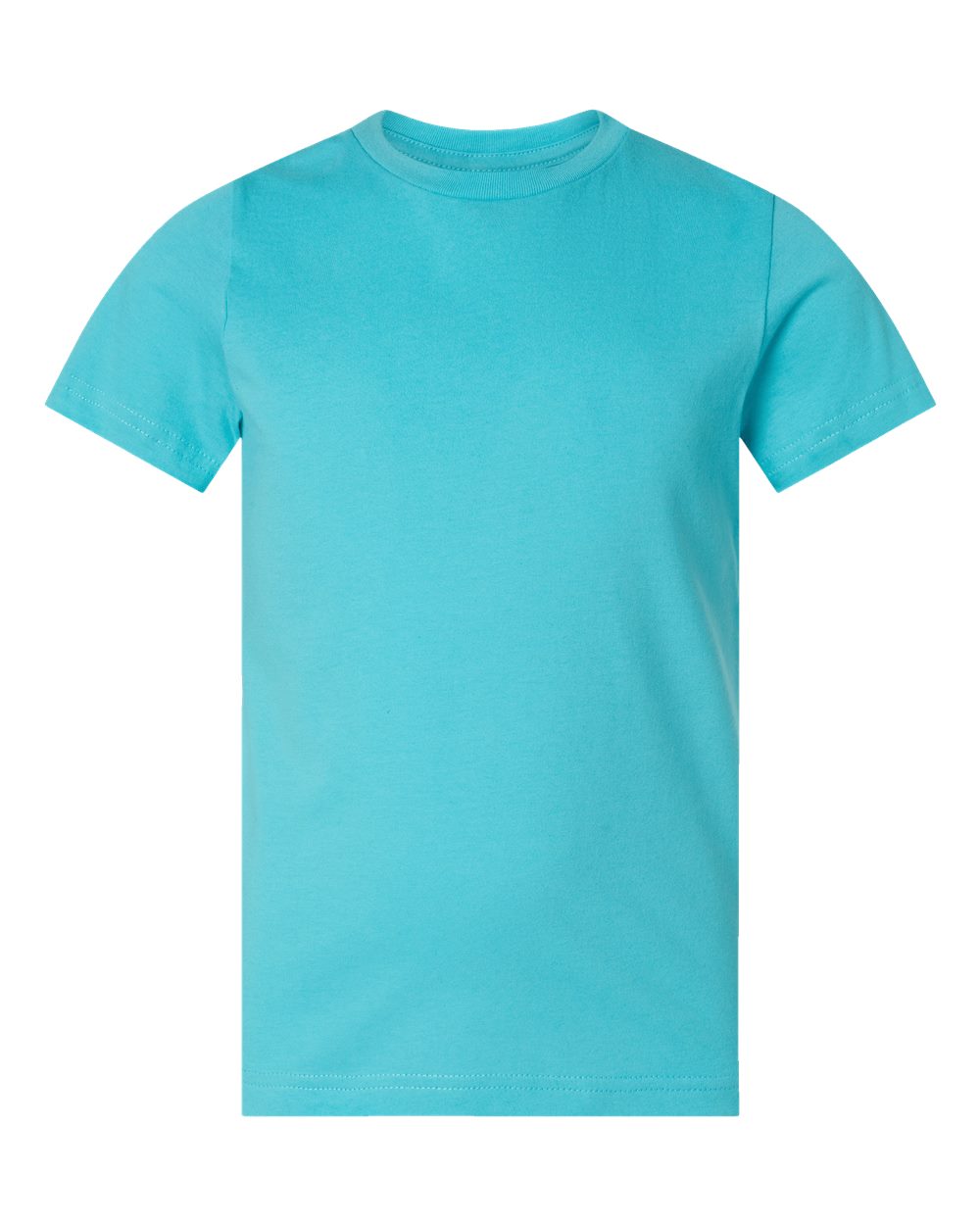 Front View of Caribbean Youth Fine Jersey Tee - 6101