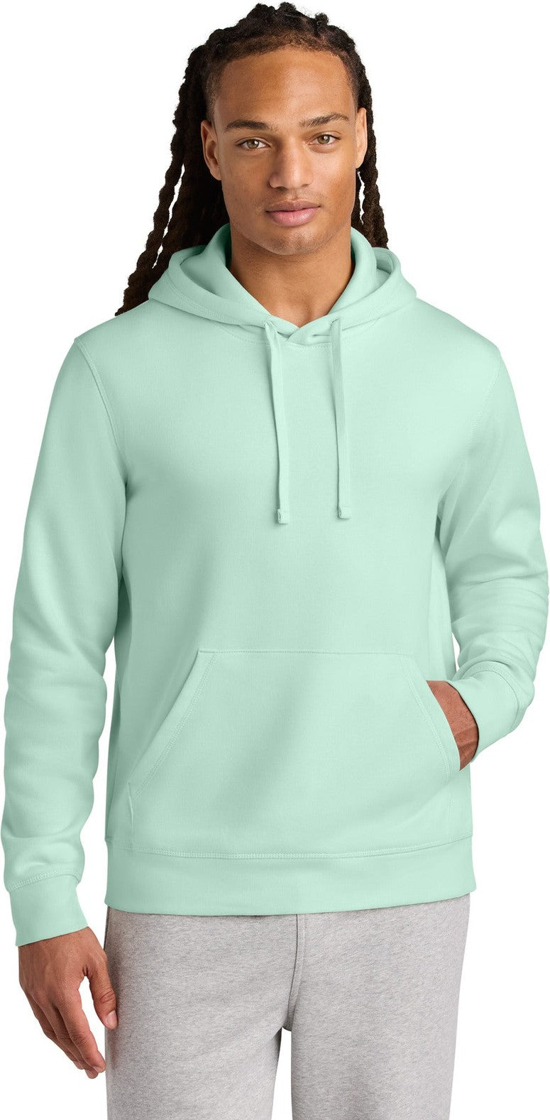 Front View of CariBlue Stanley/Stella Unisex Drummer 2.0 Hooded Sweatshirt SXU009