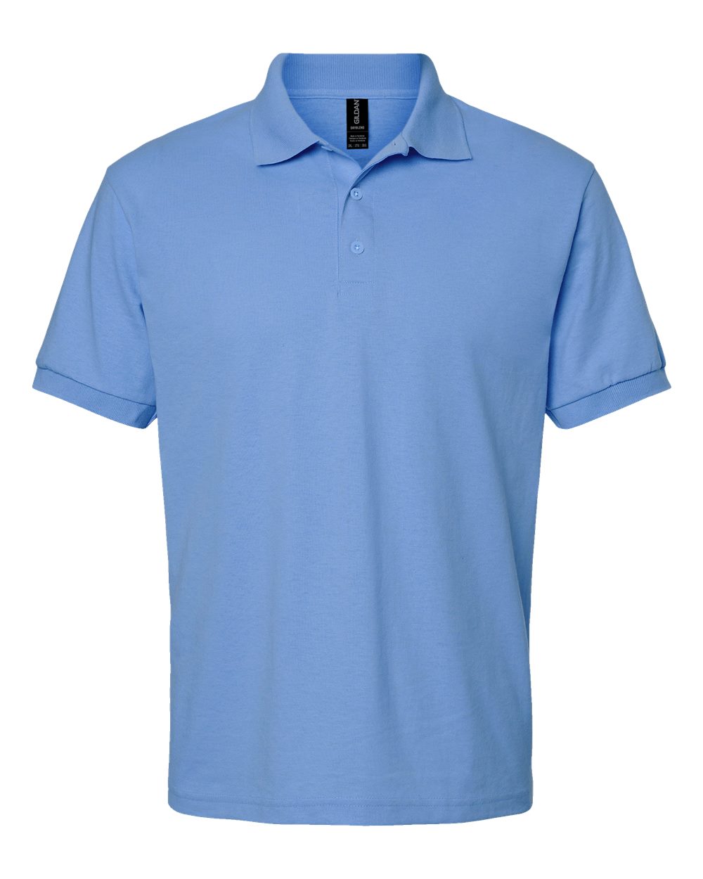 Front View of Carolina Blue DryBlend® Jersey Polo - 8800