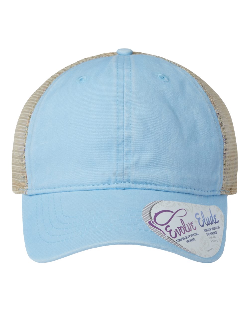 Cashmere Blue/ Floral Women's Washed Mesh-Back Cap - TESS