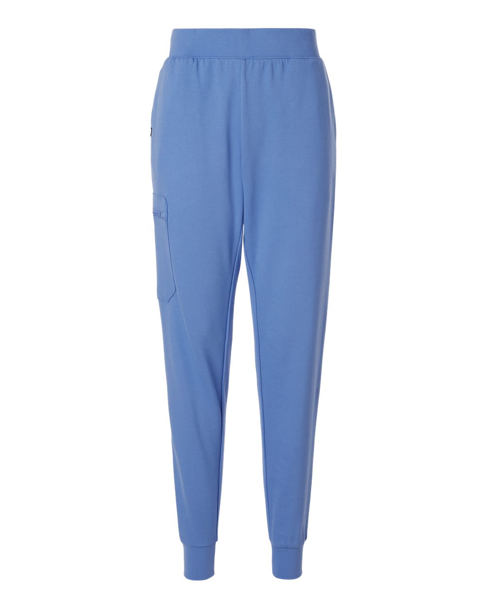 Front View of Ceil Blue Women's Rubi Ultrasoft Scrub Joggers - W40001