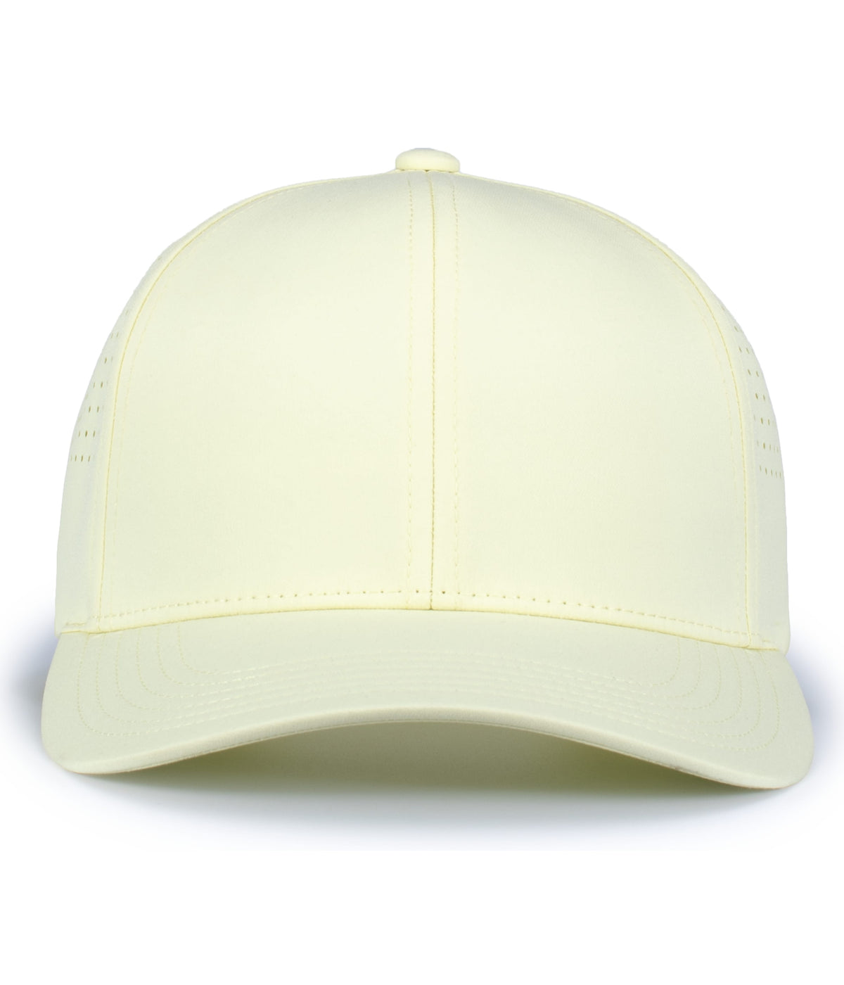 Front View of CELESTIAL YELLOW WEEKENDER LTWT PERF SNAPBACK