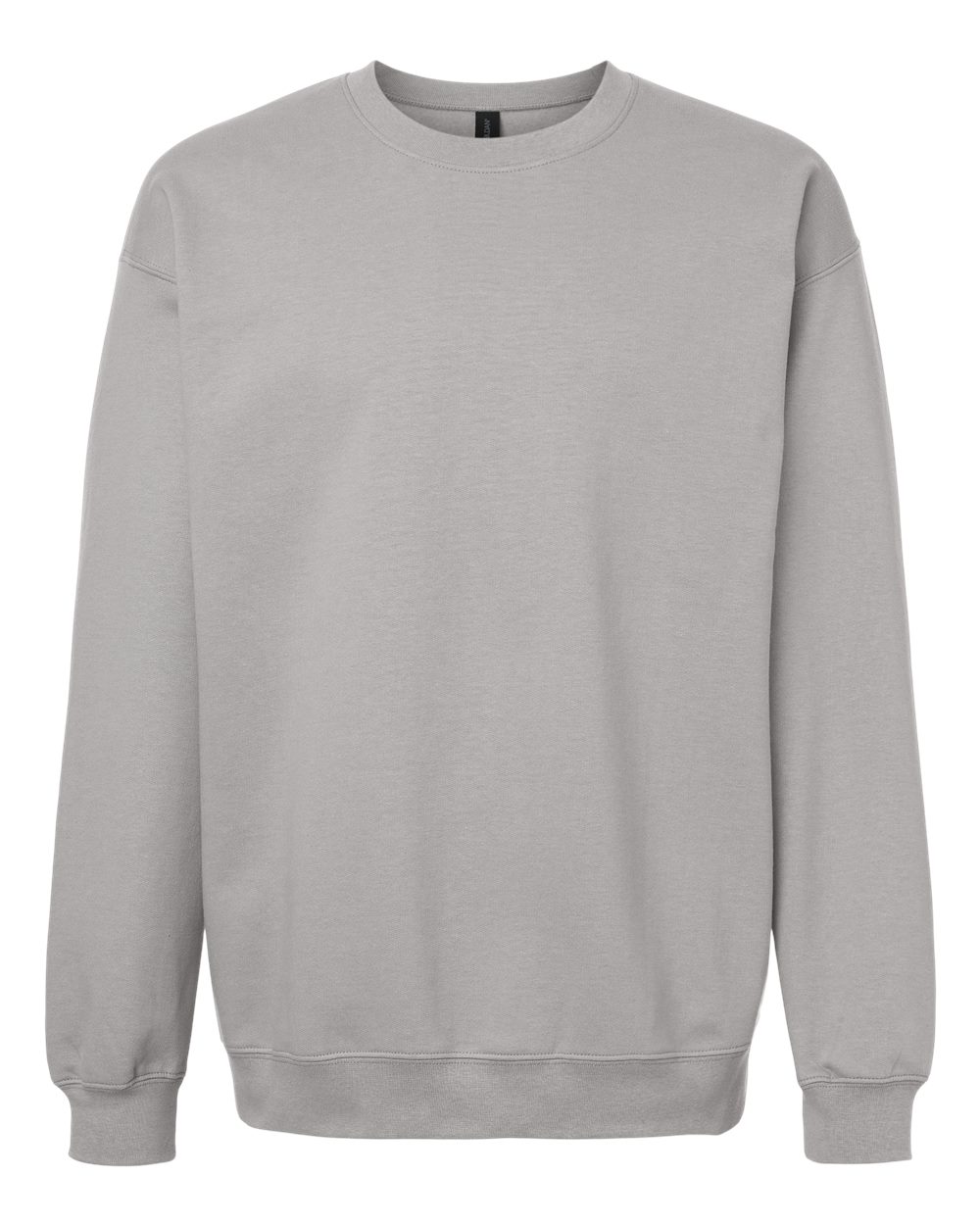 Front View of Cement Softstyle® Midweight Crewneck Sweatshirt - SF000