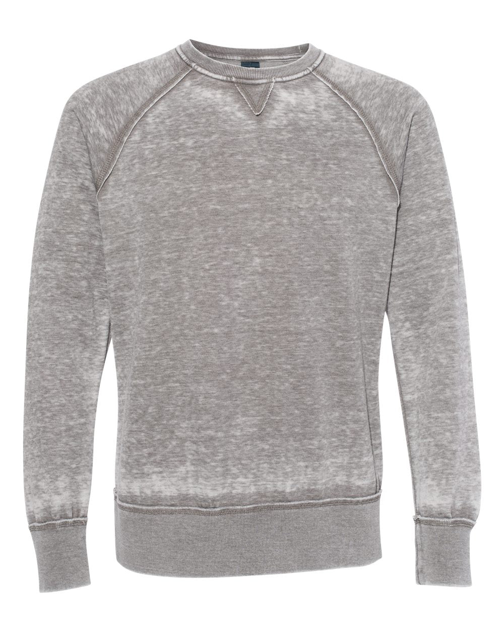 Front View of Cement Vintage Zen Fleece Crewneck Sweatshirt - 8920