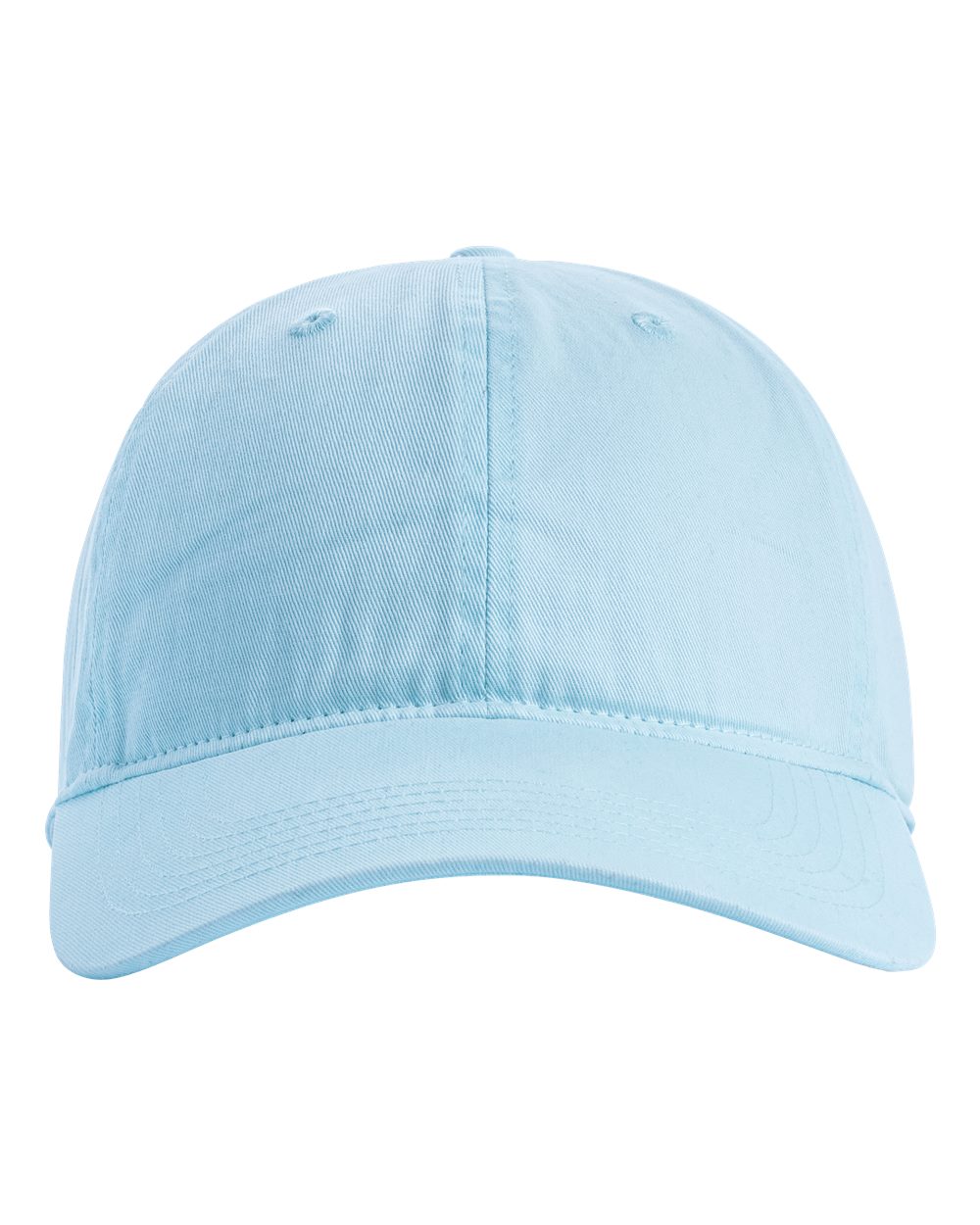 Front View of Chambray Sunwashed Cap - CCSC0