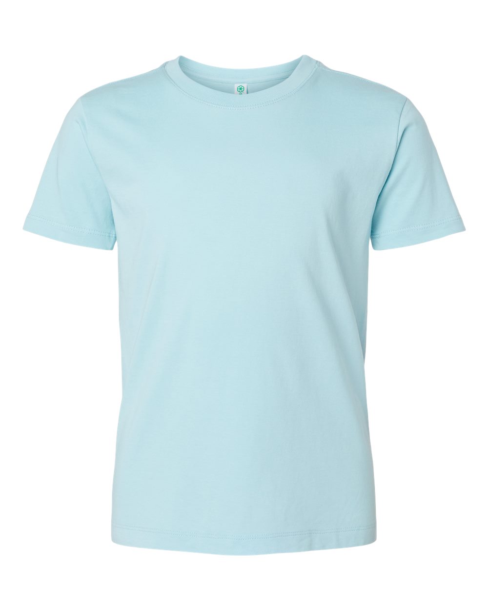 Front View of Chambray Youth Classic T-Shirt - 202